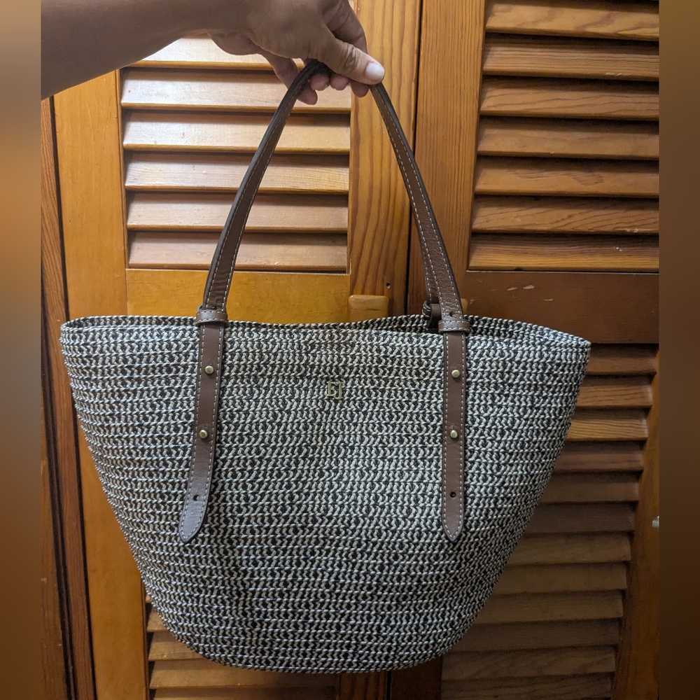 ERIC JAVITS New York - Medium Size Handle Bag - Eureka Brown Mix 